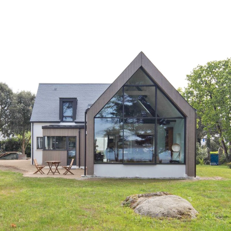 Construction d'une maison de charme par un architecte